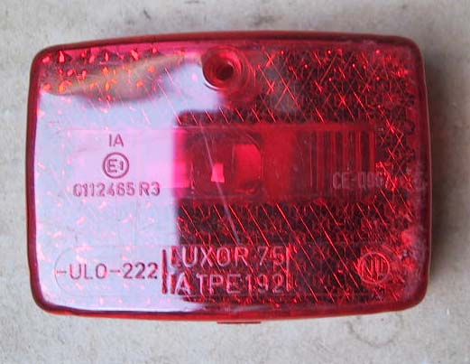 cabochon feu rouge luxor 75 ulo 222